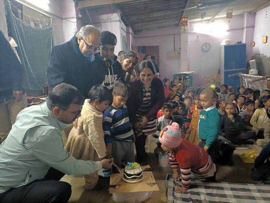 Charity work in action